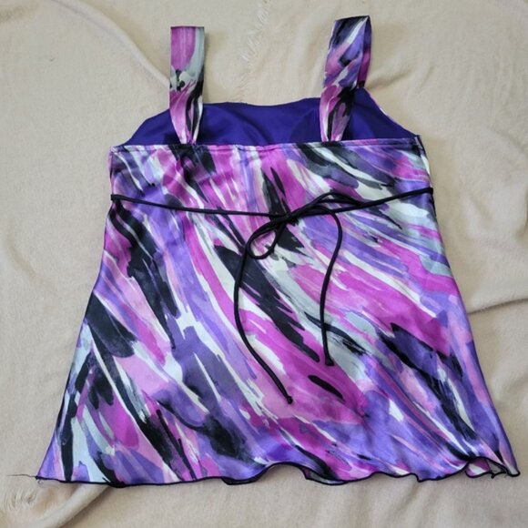 IZ Byer | Y2k Brush Print Cami - Picture 3 of 4